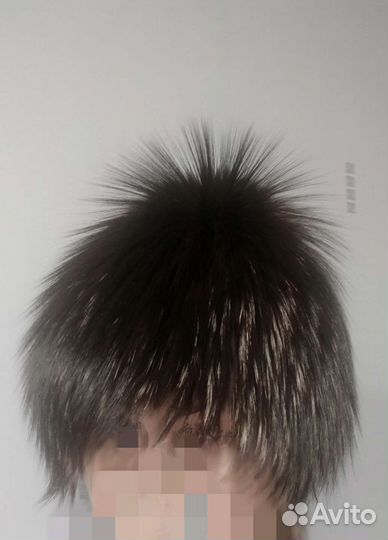 Шапка женская чернобурка