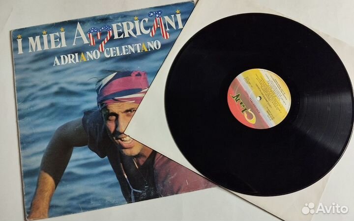 Винтажная виниловая пластинка LP Adriano Celentano