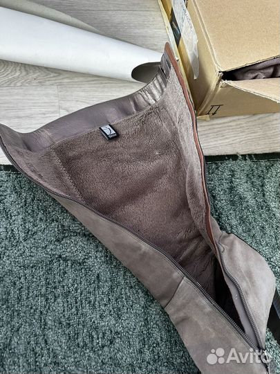 Сапоги осень весна замша