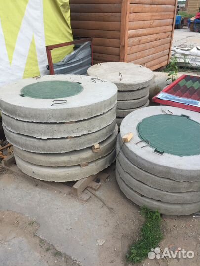 Бетонные крышки для колодцев