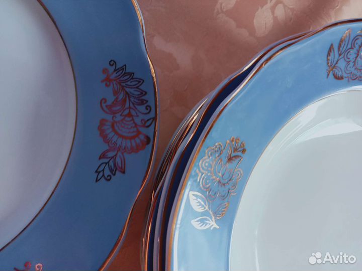 Тарелки фарфор Коростень, Сумы винтаж