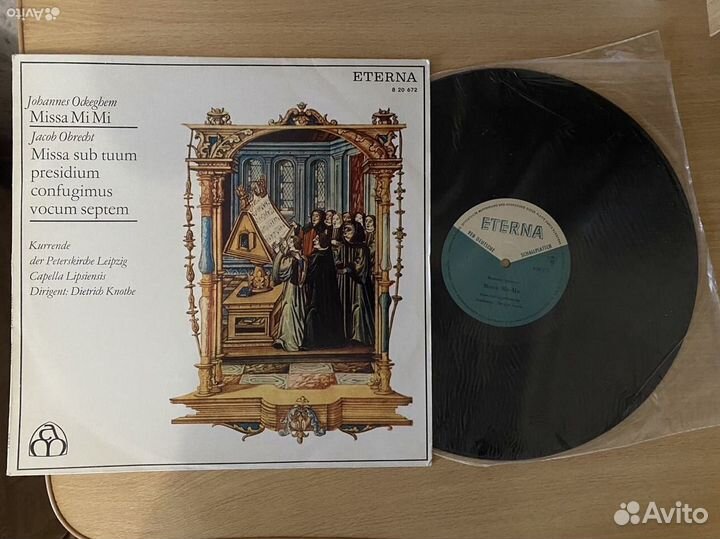 Пластинка J. Ockegbem. Missa MiMi