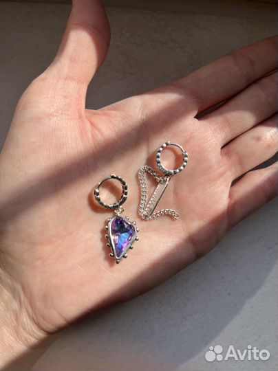 Ассиметричные серьги