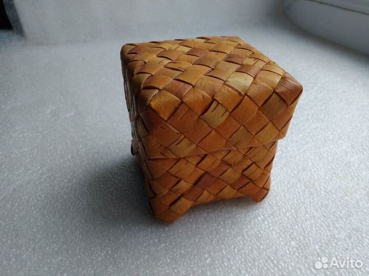 Шкатулка-короб из бересты СССР 60-е гг. Редкость