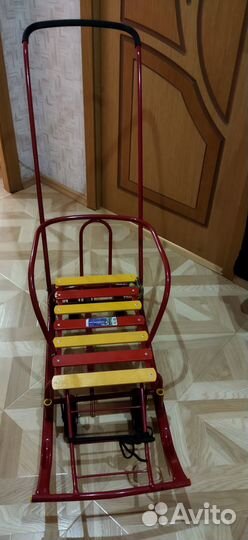 Санки коляска на колесах