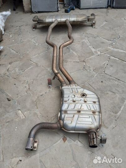 Глушитель в сборе Audi Q7 4LB 3.0tfsi cjtc 2012