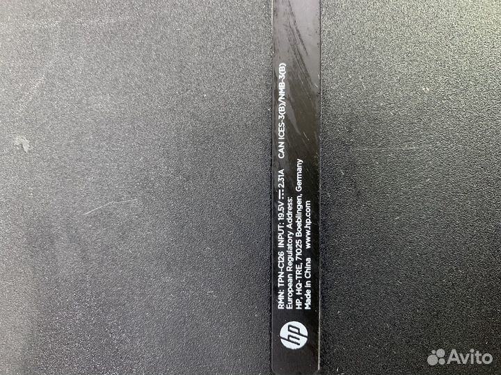 Ноутбук hp tpn c126