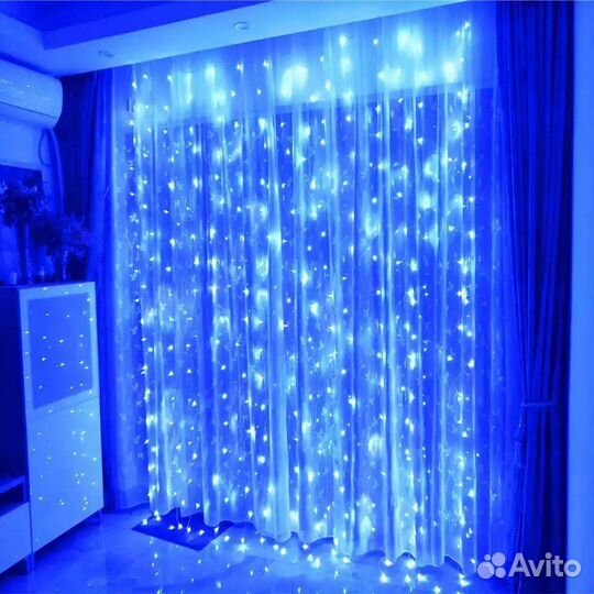 Гирлянды-шторки