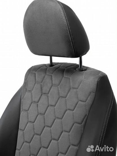 Авточехлы из экокожи Лада Веста