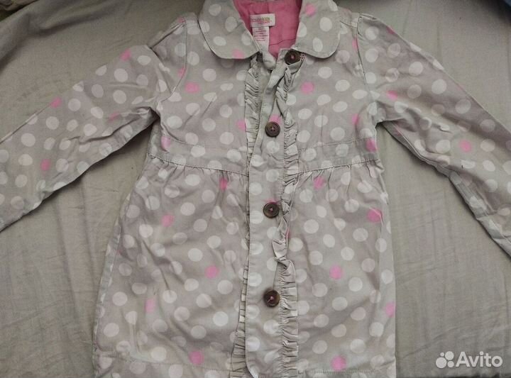 Пакетом одежда для девочки 4-6 лет