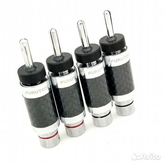 Комплект (4 шт) коннекторов-бананов Furutech