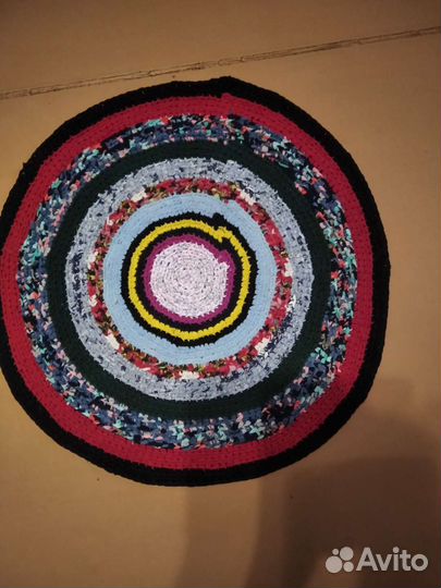 Коврики круглые вязанные