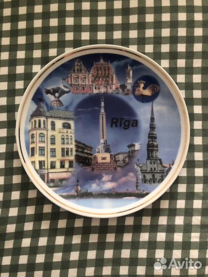 Рига Настенная сувенирная тарелка