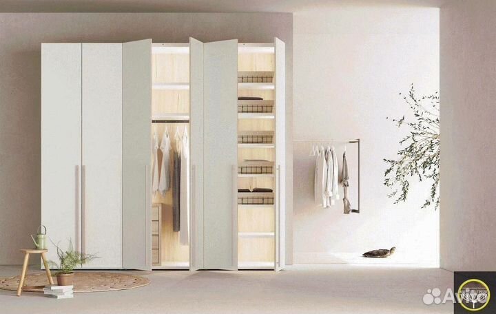 Шкаф pаспашнoй на заказ мдф x-233