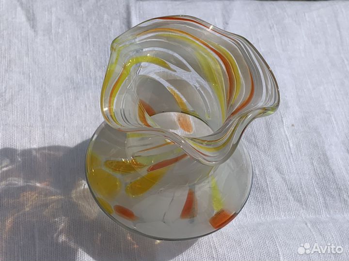 Вазы советских времен - стекло, латунь