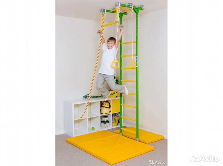 Шведская стенка (R2) Комета 2 Зелёный/жёлтый