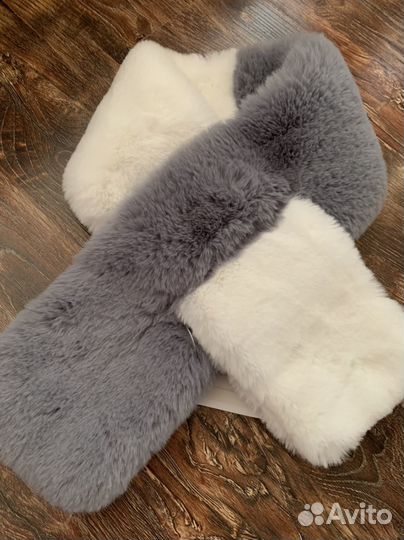 Меховой воротник- шарф