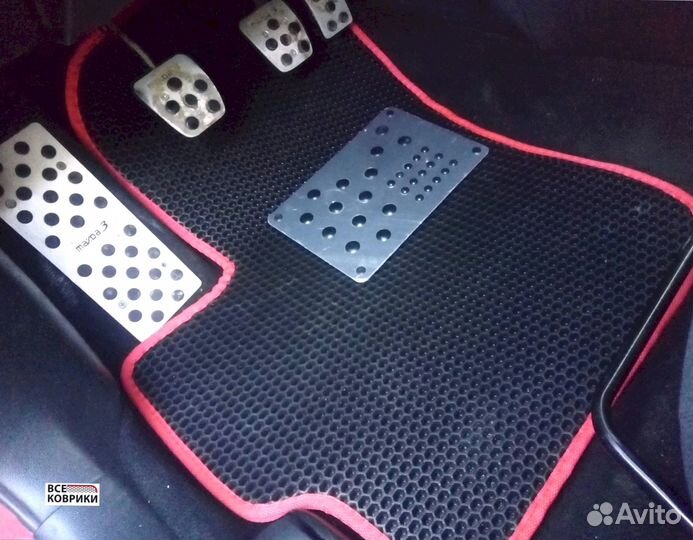 Автомобильные коврики EVA c бортами 3D и без