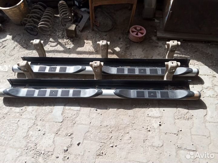 Подножки пороги на Mitsubishi Pajero Sport 2