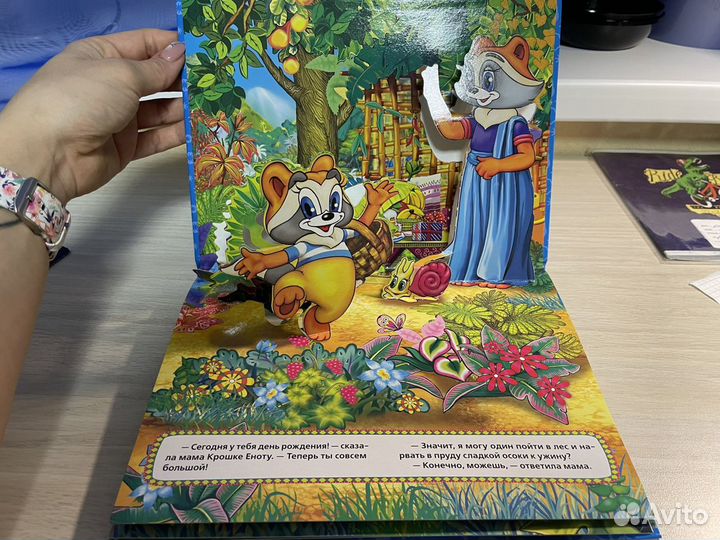 Крошка енот книга-панорамка