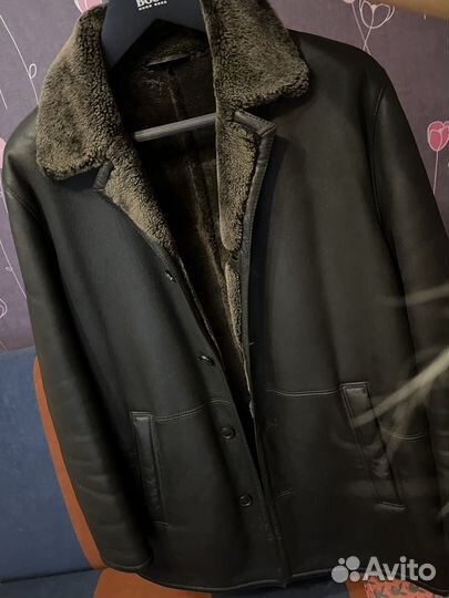 Дубленка натуральная мужская 52 54