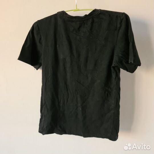 Черная майка с тюленем в кармашке. Женская