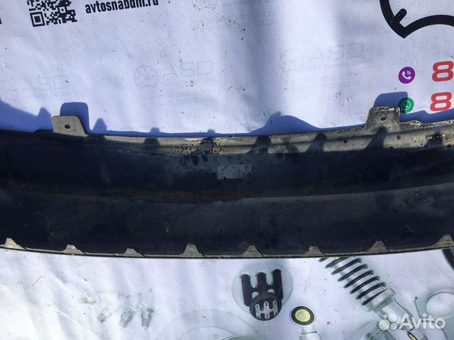 Накладка заднего бампера kia rio