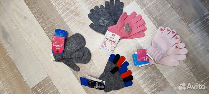 Варежки, краги, перчатки новые детские
