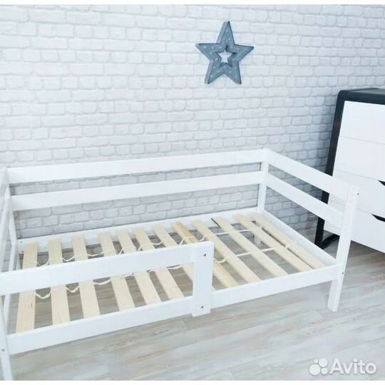 Кровать подростковая 160 на 80 Массив береза