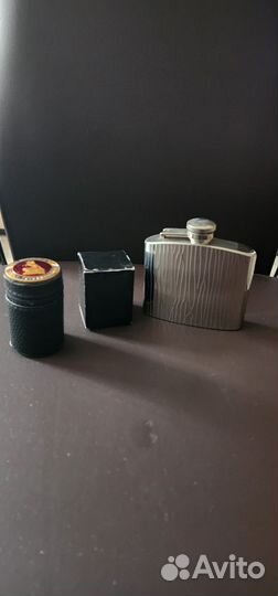 Фляжка + стопки + воронка