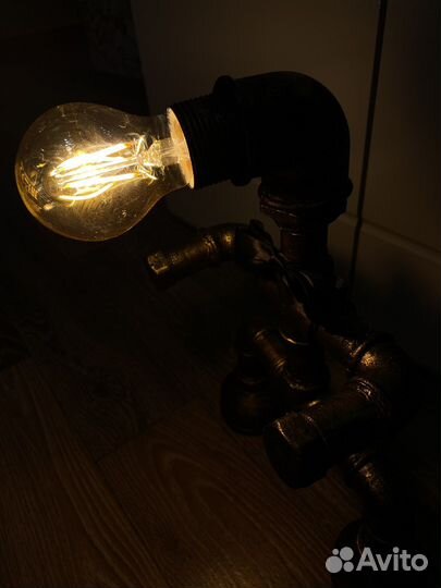 Лампа настольная ручная работа