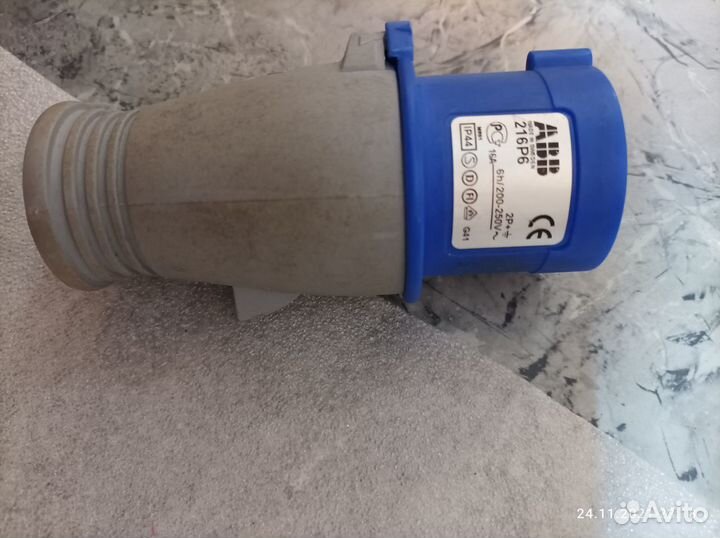 Вилка кабельная, адаптер авв 232С6