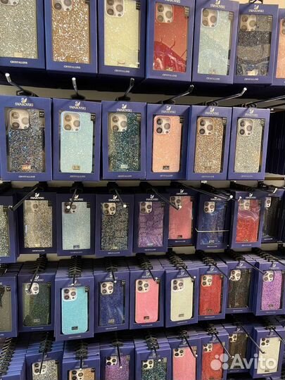 Чехол с камнями Swarovski для iPhone