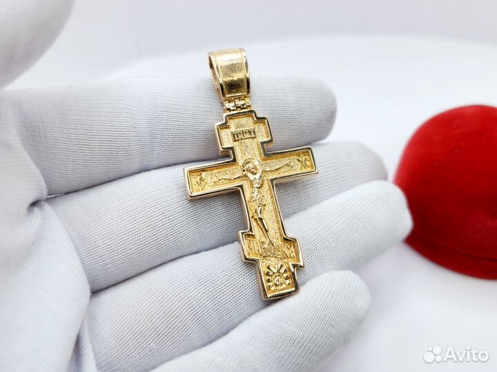 Золотой крест 5,5см 13,3гр