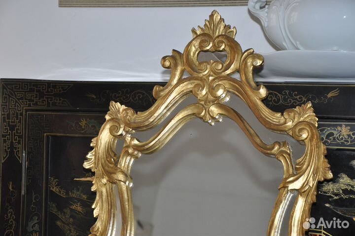 Зеркало Франция дерево антиквариат Луи 15