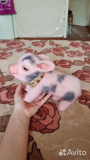 Поросенок, сухое валяние