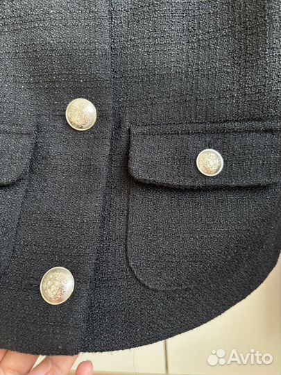 Твидовый жакет zarina 42