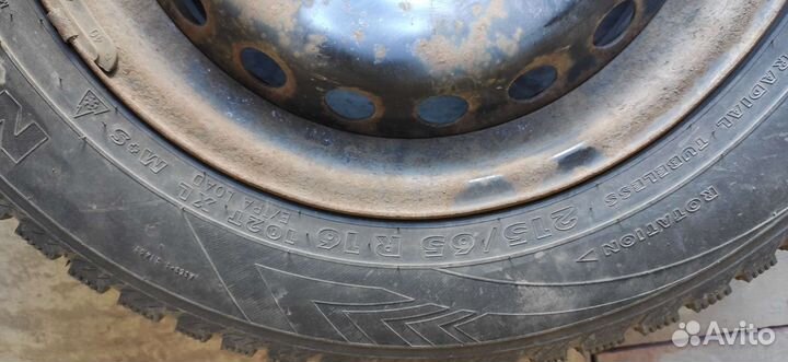 Комплект колес r16 зимний шипованый
