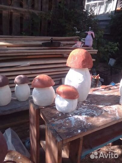 Фигуры садовые из дерева