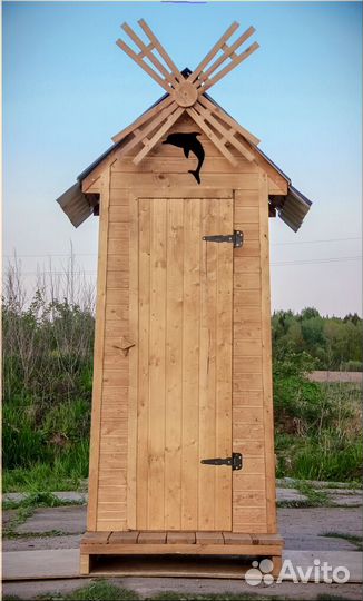 Дачный туалет с установкой HAT112