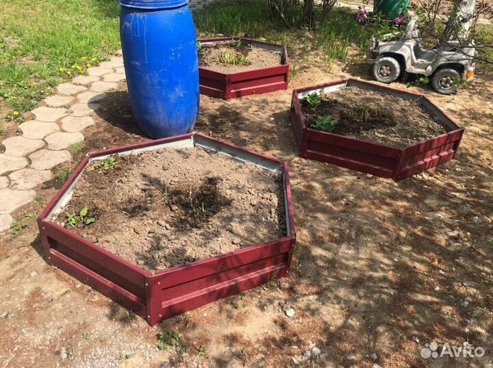 Грядка цветная 1м х 2м х 32см