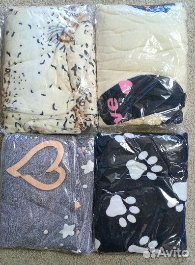 Плед флисовый новый