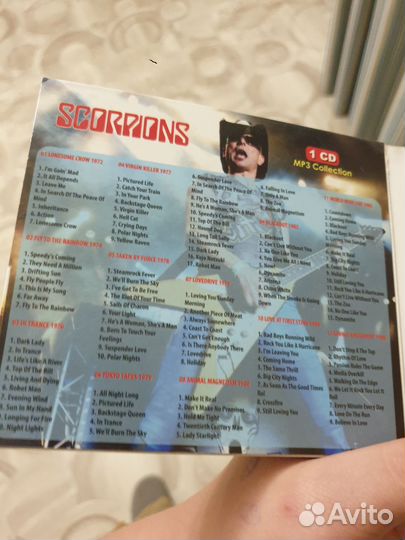 DVD диски группы scorpions
