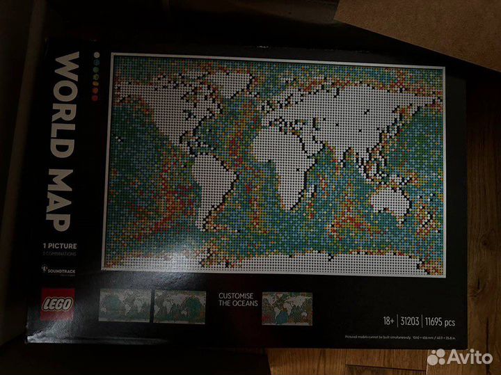 Конструктор Lego карта мира