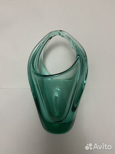 Ваза из цветного стекла СССР