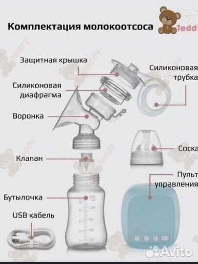 Молокоотсос электрический новый