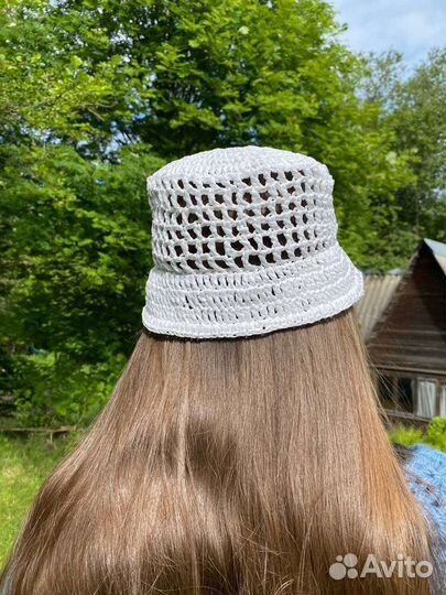 Вязаная панама 