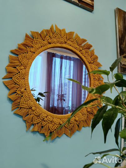 Зеркало настенное круглое