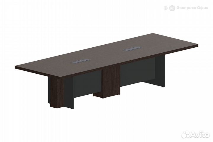 Стол для переговоров с метал. аутлетами Faber fams