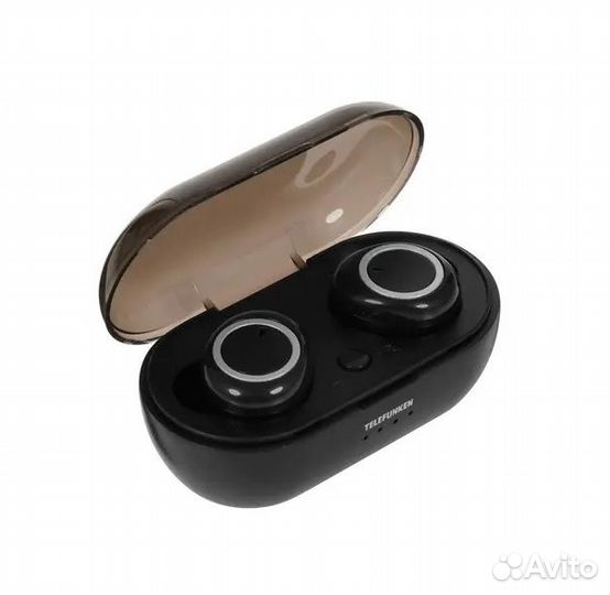 Беспроводные TWS наушники Telefunken +Бокс зарядки